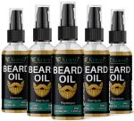 KURAIY Natural Growth Beard Oil Pack of 5