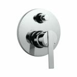 JAQUAR FONTE Series Normal Flow Concealed Fitting 2 WAY DIVERTER (Chrome), FON-40055NK | Compulsory Accessory ALD-CHR-055N | Wall Mounted, Knob Selector With Button