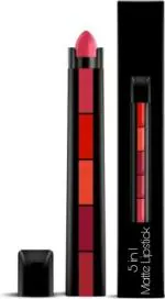 Lara Kossler Multicolor 5 in1 Matte Finish Lipstick Red Shades - 7.5 ml