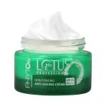 Lotus Professional Skin Firming Anti Ageing Cream All Skin Type for SPF 25 Reduces The Depth of Fine Lines and Wrinkles Bilberry Fruit and Green Tea with Fenugreek Extract 50 g