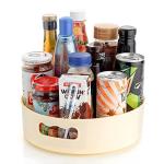 MADHAV Multi- Function Rotating Tray Kitchen,Cosmetics Organize Tray Spice Fridge, Pantry, Countertop Set 360 Degree Rotatable Rack (Multicolor)
