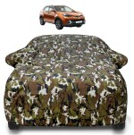 Auto Hub MG GS Car Cover with Mirror Pocket and Soft Cotton Lining,Waterproof MG GS Car Body Cover, Army Print