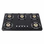 Candes 5B Gas Hob - Pure Black