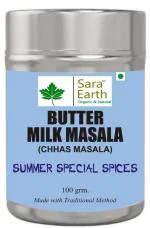 Saraearth Butter Milk (Chanch) Masala| Summer Special Chhas Masala |Use in Raita,Dhai Wada,Salted Yogurt 120 grm
