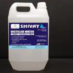 shivay Distilled Water for Battery/Inverter/Medical Equipment's/Chemicals (1 L) (980 ml)