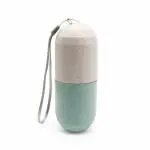 kunya Portable Capsule Shape Pill Organizer 7 Day Large Capacity Weekly Pill Box