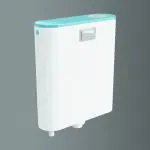 HARDSTONE Toilet Flush Tank | Cistern Front Flush Tank 8 LTR TITANIUM Slim wall mount Flus Tank morden look tank