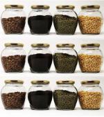 Glass Jars for Kitchen | Jar for Dried Masala | Honey | Spices Matka Storage Containers