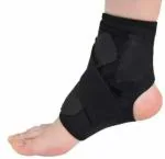 FAIRBIZPS Ankle Braces Adjustable Ankle Support Wrap For Men and Women, Stabilizer for Injuries, Pain Relief and Recovery, Size - Universal (Black)