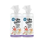 Captain Zack Silky Soothe Hypoallergenic Wet Wipes For Dogs And Cats 80 Pc x 2