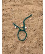 WORLD OF SCRUNCHIQUE Designer Handmade Women Seashell Serenade Anklet