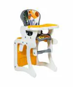 Mee Mee Ultra Sleek Baby High Chair with 7 Height Adjustment Levels 3 Compact Folding Chair with Feeding Tray (Blue) (Yellow)