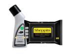Sheppits Premium Liquid Shoe Polish (Natural) & Shoe Wet Wipes Combo | Shoe Care Kit