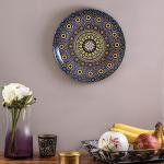 KOLOROBIA Moroccan Wall Plate (8 inches)| Decorative Wall Plate |Home Decoration | Living Room| Bedroom| Office Décor