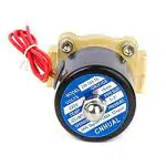 AMPEREUS A3-7IRU-ZZN0 AC220V Water/Air Closed Brass Electric Solenoid Valve, 1/2 Inch