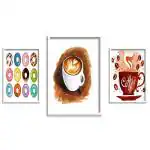 SAF Wall Painting Multicolor Wood 87.6 Centimeter 49.5 Centimeter