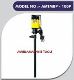 Ambica Make Electric Motor Driven Barrel Pump Made From Polypropylene Material