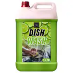 BLISS & BLUSH Dishwash Liquid 5 Liter Green Natural, Plant Based & Eco-Friendly | Removes Tough Grease, Soft on Hands | Baby & Pet Safe