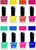 OUR Beauty Multicolor Quick Dry Long Lasting Hd Colors Nail Polish Set 2Feb67, 64 ml (Set Of 8)