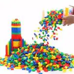 Ankirant 100 pics Plastic Bullet Building block Toys Learning Educational Games Toy Blocks Puzzle
