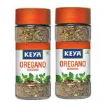 Keya 100 gm Oregano Seasoning| Premium Herbs and Spices| Glass Bottle| 50 gm, Pack 2