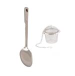 FIRST FRONT Stainless Steel Kitchen Tools Paan With Green Tea Filter (Multicolour, Pack of 2) l Kitchen Tools l Essential Kitchen Tools l Tools l Kitchen l Utensils l Stainless Steel Tools l Steel Kitchen Tools l Metal Tools