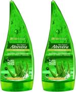 AyurEver 99% Pure Aloe Vera Gel For Face, Skin & Hair-Pack of 2 (200ml)