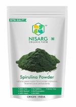 NISARG ORGANIC FARM Spirulina Powder I Immunity & Health Supplement I Plant Based Protein Superfood I Traditional Method Made I Pure and Natural I Superfoods Daily Greens (500 gm)