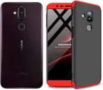 CarryWrap Back Cover for NOKIA 8.1 (Black, Dual Protection)