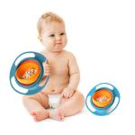 GLOW HEVEN No Spill Gyro Bowl For Baby And Kids, 360 Degree Rotation Food Bowl - Multicolor (Pack Of 1) - Polypropylene (Pp), 600 Ml