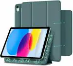 ProElite Smart Magnetic Case Cover for Apple iPad 10th Generation 10.9 inch 2022, Dark Green