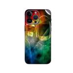 GADGETSWRAP Printed Vinyl Skin Sticker for Apple iPhone 14 Pro - dark daft punk