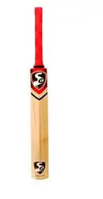 Sg Red, Light Brown Kashmir Ibat Kashmir Willow Cricket Bat - Short Handle