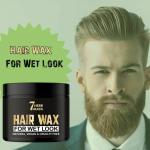 7Herbmaya Non-Greasy Hair Wax Strong, Shiny and Wet Look Men 100 g