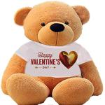 Hug N Feel Soft Toys Brown Polyester And Fabric Teddy Bear Soft Toy - 3 feet