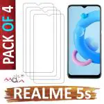 aadia SCREEN GUARD PROTECTOR FOR REALME 5s (4 PC. PACK)