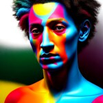 Love Creation A4 Size poster print for creative wall art- abstract-art-for-architecture-lovers-10659(Non Sticker)