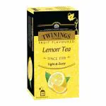 Twinings of London| Premium Black Tea With Lemon | Light & Zesty Flavour | 25 Tea Bags
