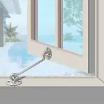 Hasthip Silver Sliding Door Lock, Barn Lock Gate Latch, Hooks And Eyes, Rust-Resistant Metal Latch With Screws (Pack Of 2)