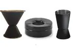 Dynore Black Peg Measure (2 pcs) with Lid Ash Tray