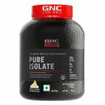 GNC AMP Pure Isolate Zero Carb Boosts Athletic Performance Vanilla Custard 4 lbs