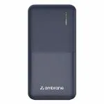 Ambrane 10000 mAh lithium_polymer Capsule 10K Power Bank with 12 Watt Fast Charging, Blue
