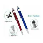 Epriko | 3 in 1 Stylus Pen with Mobile Stand for Smart Phone and Tablet | Gift - Touch Screen