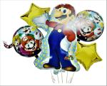 My Party Suppliers Gaming Balloon Super Mario Decorations Bros Foil for Decorations Aluminium Birthday Party Supplies