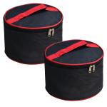 WINI KRAFTS Roti Storage Bag for Men/Women -(Black) Pack of 2