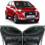 Able Dotnet Car Magnetic Sun Shade Curtains 4 Door with Zipper for Datsun REDI-GO Set of 4 Pcs