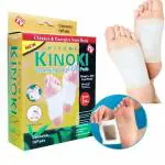 KANBI KINOKI Adhesive Body and Foot Patch to Detox||Organic Natural ingredients|Cleansing Detox Foot Pads Toxins Stress Relief (10Pads)