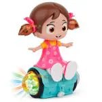 Goyals Multicolor 360 Degree Rotating Musical Dancing Girl Doll Toy
