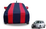 Auto Hub Car Cover Compatible for Maruti Suzuki Swift Dzire (Model : 2008-2016) with Mirror and Antenna Pocket, Water resistant, Elastic Bottom, Triple Stitched, Wind Proof, Black-Red