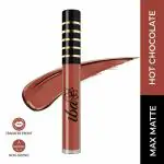 Iba Maxx Matte Liquid Lipstick (Hot Chocolate, 2.6 ml) Transfer Proof | Highly Pigmented | Non Drying | Vegan & Cruelty Free
